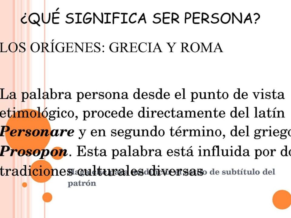 significar persona