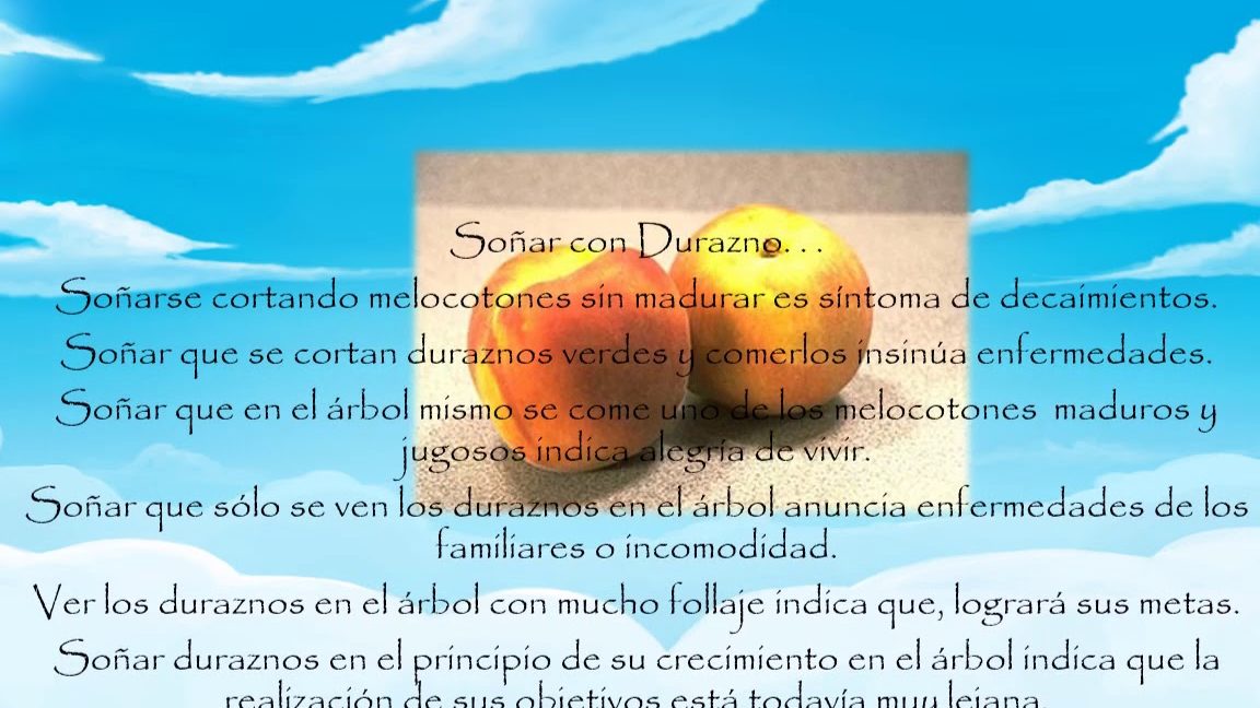 sonar duraznos